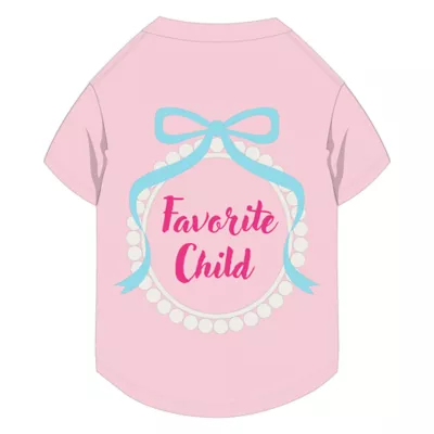 Pink Favorite Child Pet T-Shirt, Multiple Sizes, XS-XL - Image 1