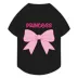 Princess Bow Pet Black T-Shirt, Multiple Sizes, XS-XL image thumbnail 1