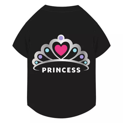 Princess Pet Black T-Shirt, Multiple Sizes, XS-XL - Image 1