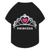 Princess Pet Black T-Shirt, Multiple Sizes, XS-XL image thumbnail 1