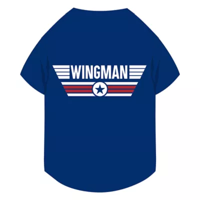 Blue Wingman Pet T-Shirt, Multiple Sizes, XS-XL - Image 1