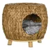 PawHut Wicker Cat Bed with Washable Cushion image thumbnail 1