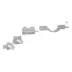 PawHut 4PCs Cat Wall Shelves with Steps, Scratching Posts, Ladder, Platforms image thumbnail 1