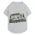 Trail Buddies Pet Grey T-Shirt, Multiple Sizes, XS-XL image thumbnail 1