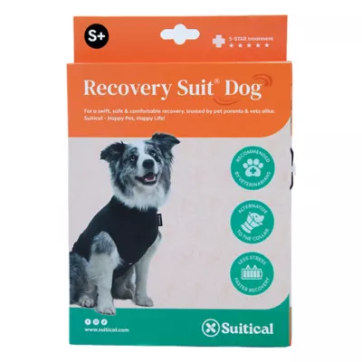 Suitical Dog Recovery Suit - Black - Image 1