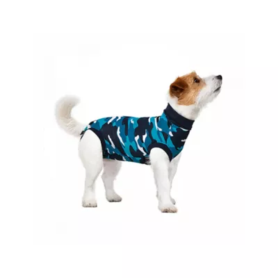 Suitical Dog Recovery Suit - Blue Camo - Image 2