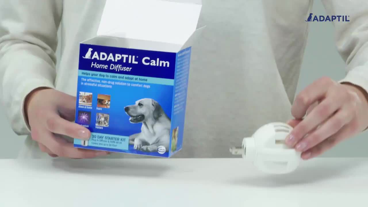 ADAPTIL Plug In Calming Diffusesr and Refill 30 Day Starter Kit for Dogs