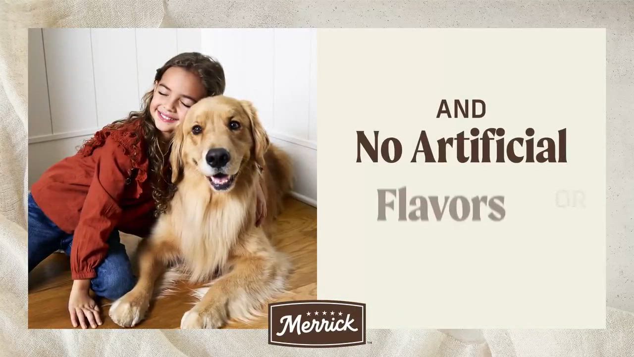 Merrick Healthy Grains Raw Coated Adult Dry Dog Food Salmon Carrageenan Free Corn Free