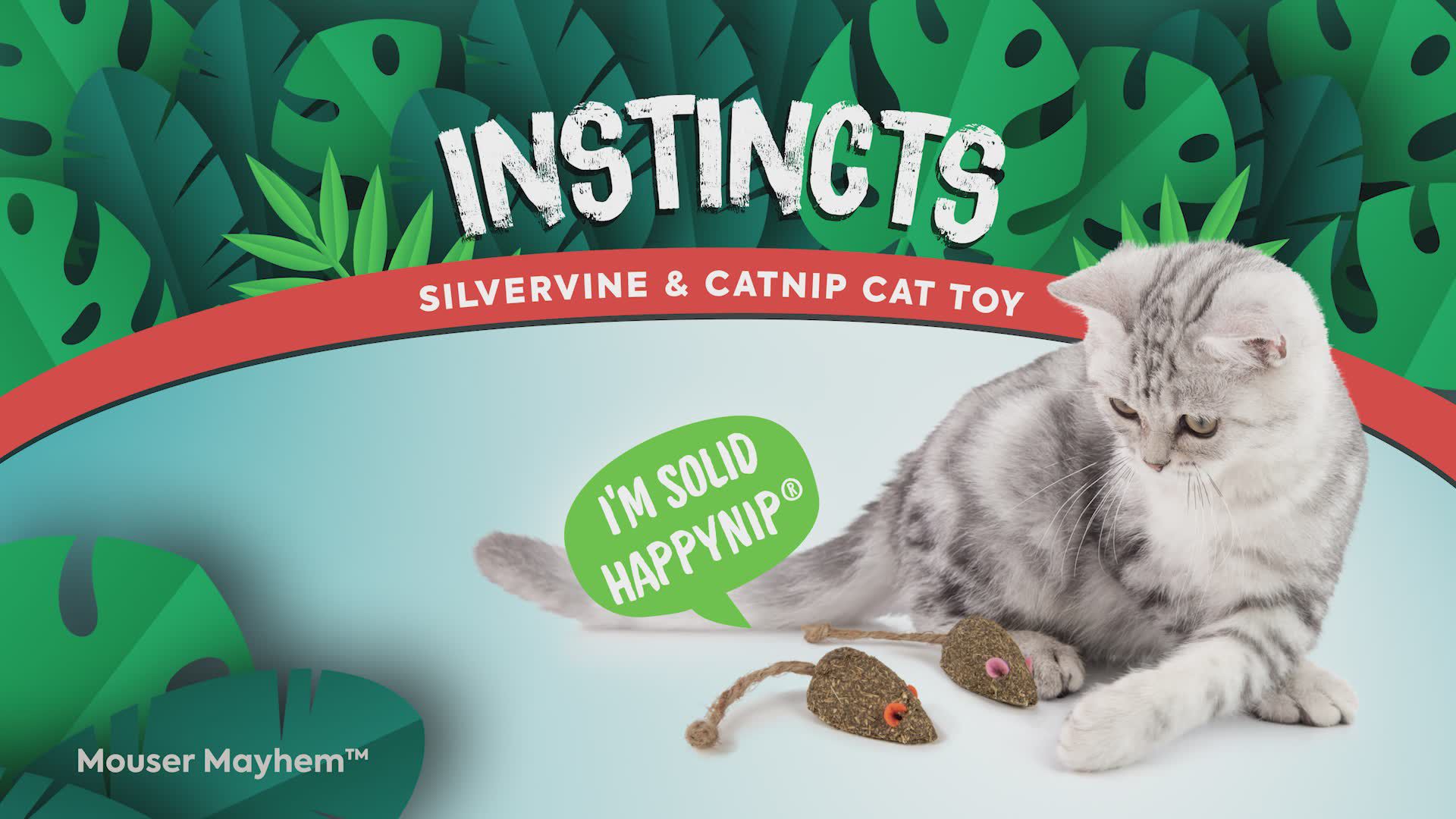 Instincts SmartyKat Mouser Mayhem Cat Toy 2 Pack