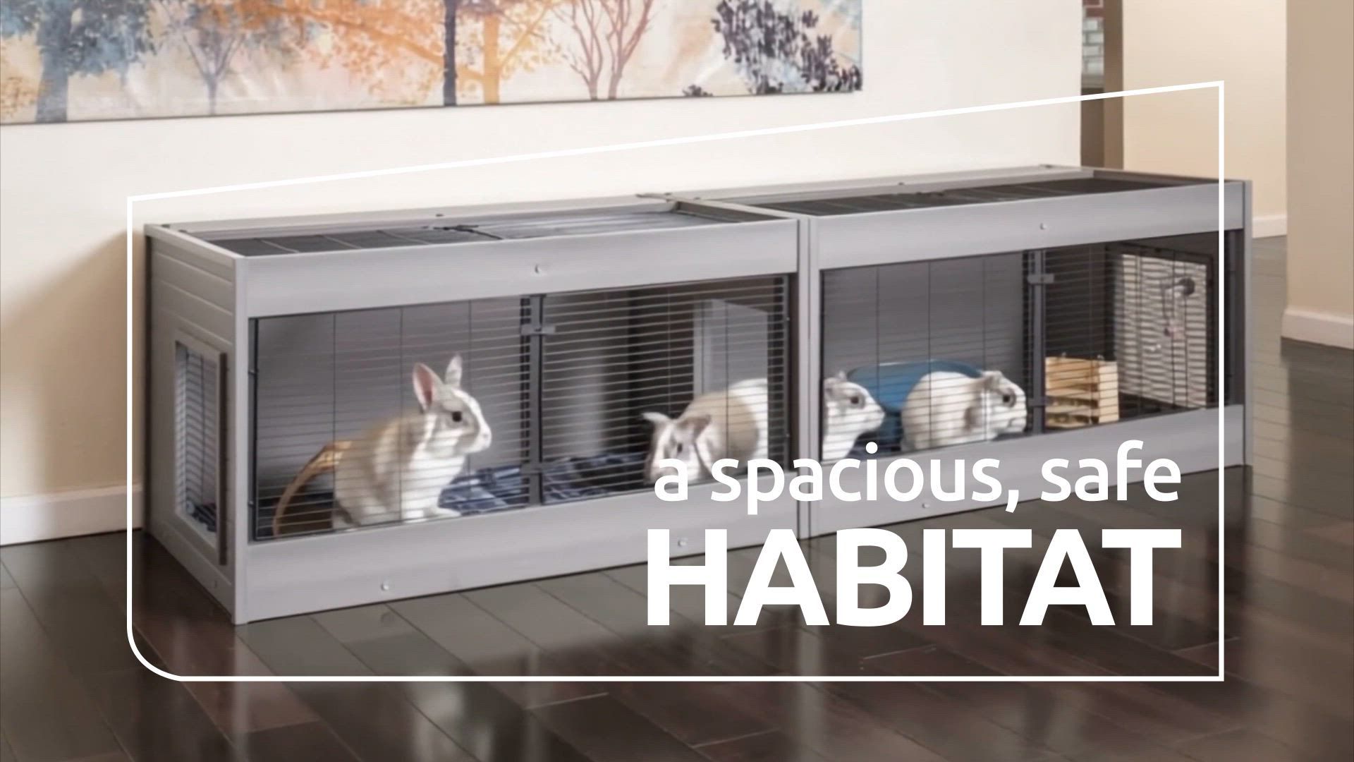 New Age Pet® ECOFLEX® Cozy Critter Chateau, Small Animal Hutch
