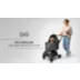 Guzzie+Guss Lightweight & Compact Pet Stroller for Dogs & Cats - Charcoal video thumbnail 8