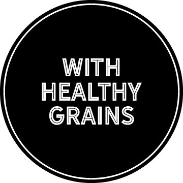 With healthy grains