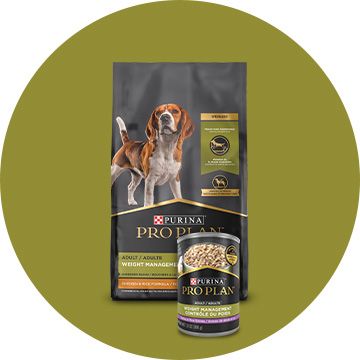 pro plan weight management dry and wet dog food