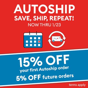 15% off first Autoship order