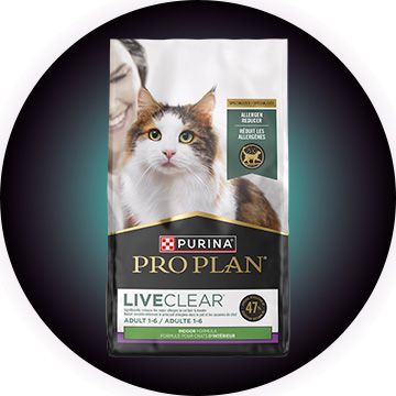 Pro Plan LiveClear cat food bag
