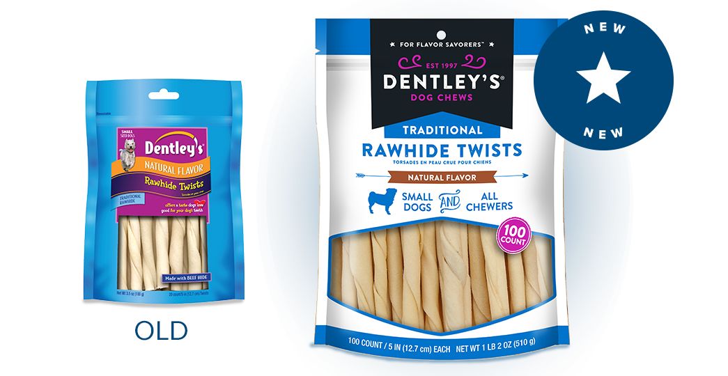 Dentley's rawhide knotted clearance bones