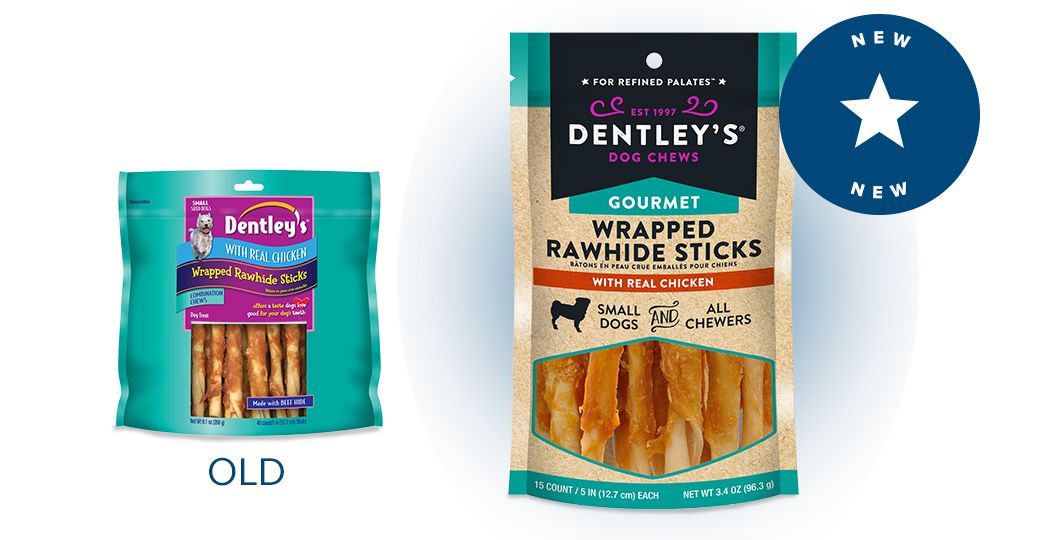 Dentley's dog hotsell chews rawhide rolls