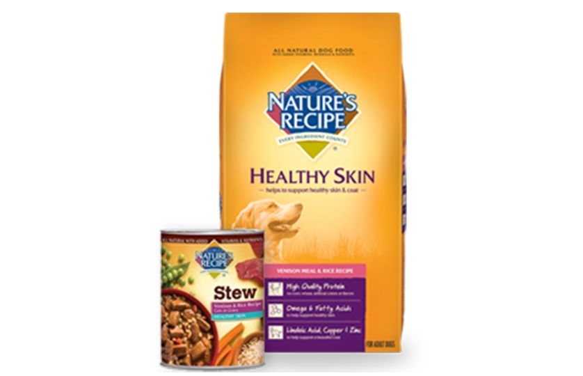 Nature's recipe healthy outlet skin dry dog food