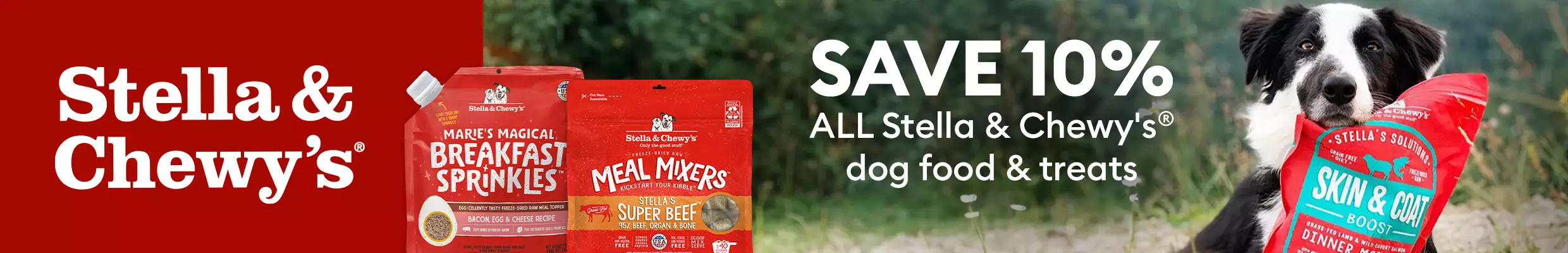 Stella & Chewy's, Save 10% ALL Stella & Chewy's dog food and treats