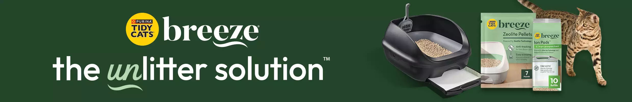 Tidy Cats breeze the unlitter solution