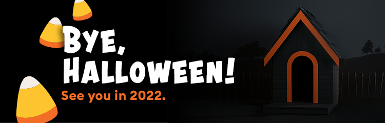 Bye, Halloween! See you in 2022.