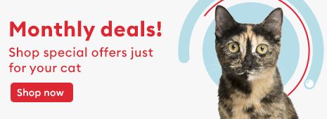 Monthly deals! Shop special offers just for your cat