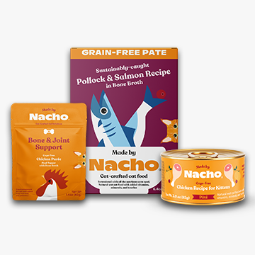 Made By Nacho wet cat food & broths