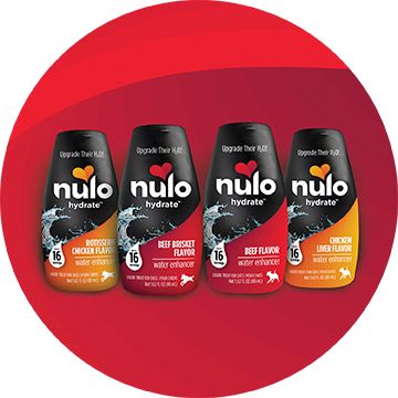 Nulo Dog and Cat Food Water Enhancer bottles