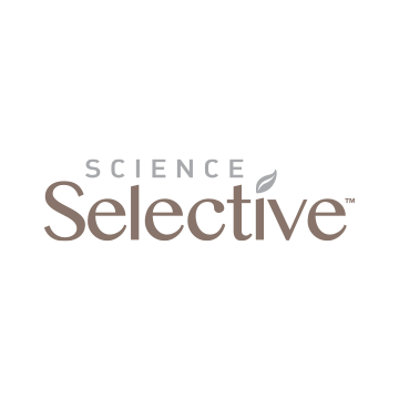 Gray letters spelling Science Selective