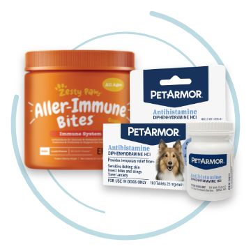 Allergy medicine shop for dogs petsmart