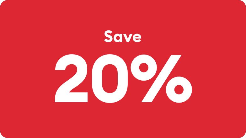 Save 20%