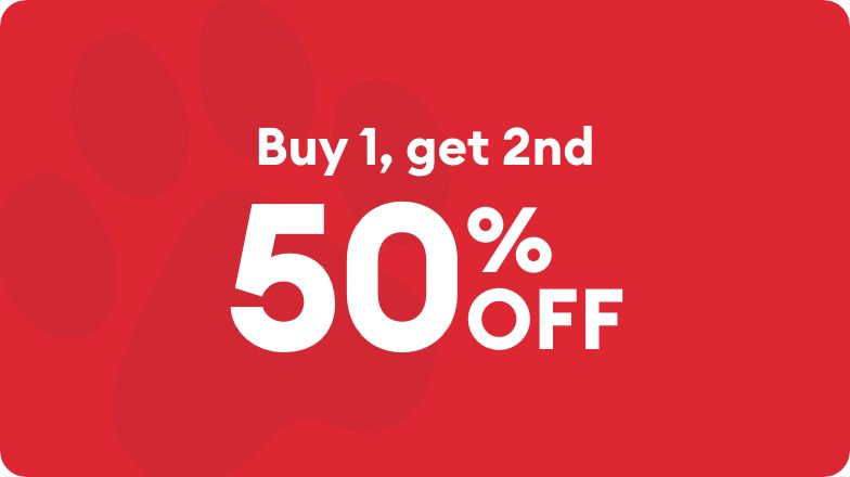 Buy 1, get 2nd 50% off