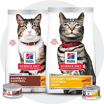 Hill's science diet urinary hairball outlet control