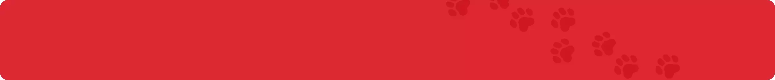 generic red banner with paw prints