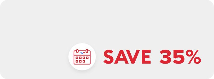 Save 35% message and Autoship icon