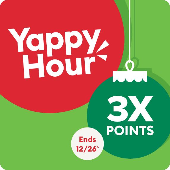 Yappy Hour, 3X points callout, ends 12/26