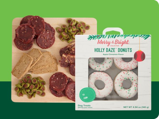 Assortment of dog treats & chews
