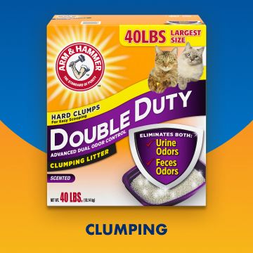 Box of clumping litter