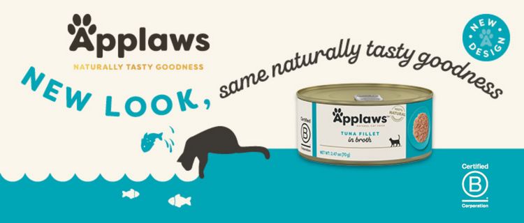 Applaws. New look, same naturally tasty goodness.