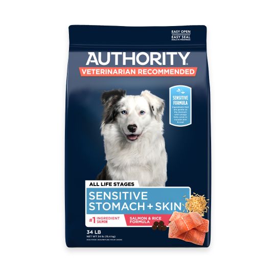Authority Sensitive Stomach & Skin All Life Stages Dog Food