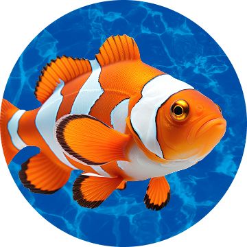 Orange clownfish