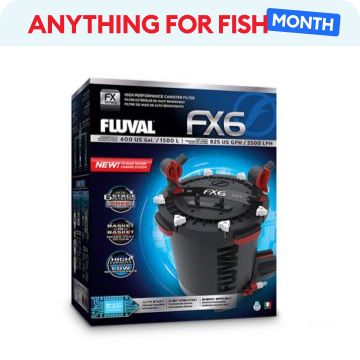 Anything for Fish Month message & a Fluval filter