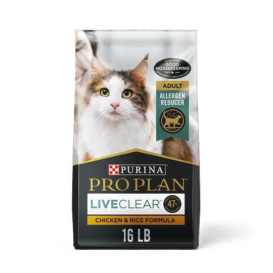 Bag of Purina Pro Plan cat food