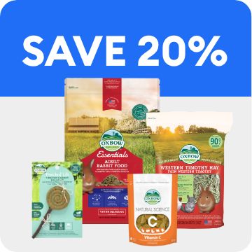 Collection of Oxbow small pet products