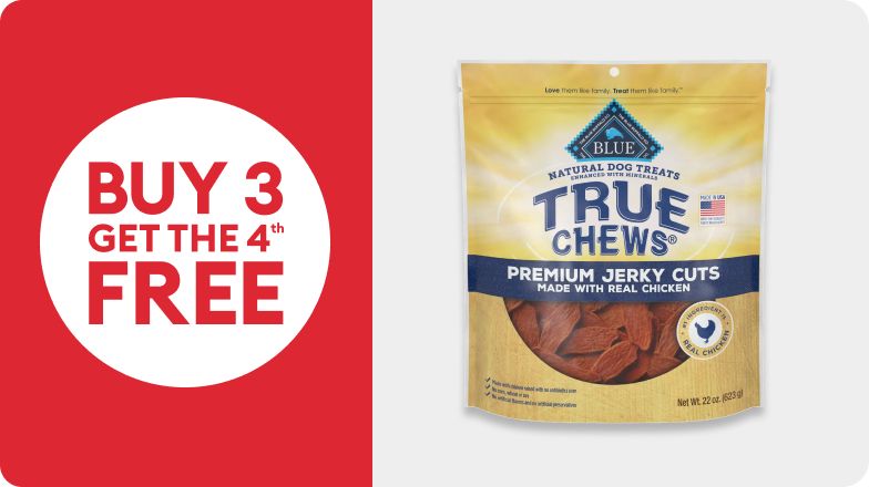 Bag of True Chews jerky treats