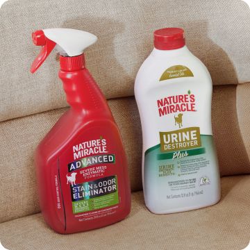 Two bottles of Nature's Miracle