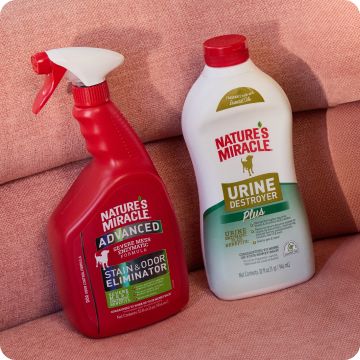 Two bottles of Nature's Miracle