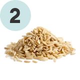 Small bowl of whole grains