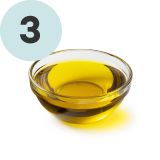 Small bowl of healthy oil