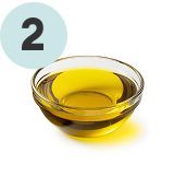 Small bowl of healthy oil
